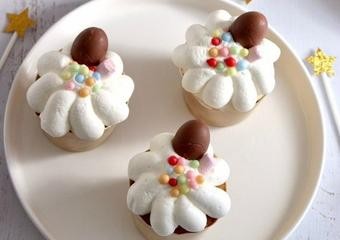 Recette de pâques cupcakes vanille