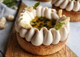 Recette de tartelettes passion noisettes