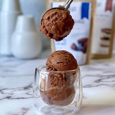Recette de sorbet chocolat noir 