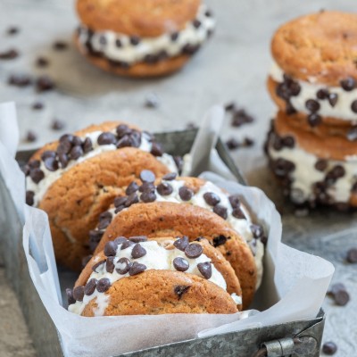 Recette de Ice cream cookies sandwichs