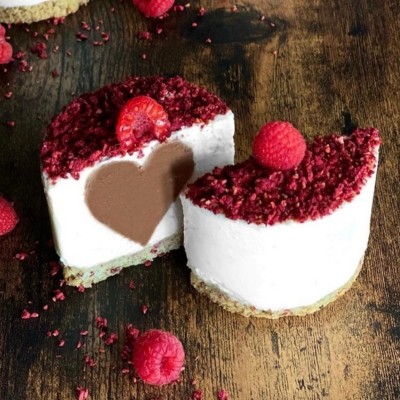 Recette de cheesecake léger framboise chocolat noir