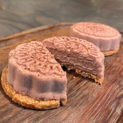 Recette de mooncake au Chocolat Galaxie 41% par Valentin Mille