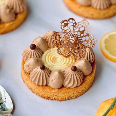 Recette de tartelettes Gianduja citron vert et jaune