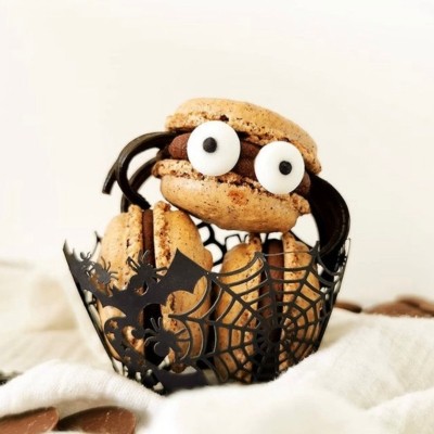 Halloween : Recette de macarons au chocolat 