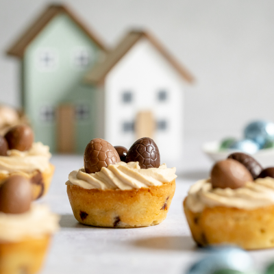 Recette de cookie cup façon nid de Pâques